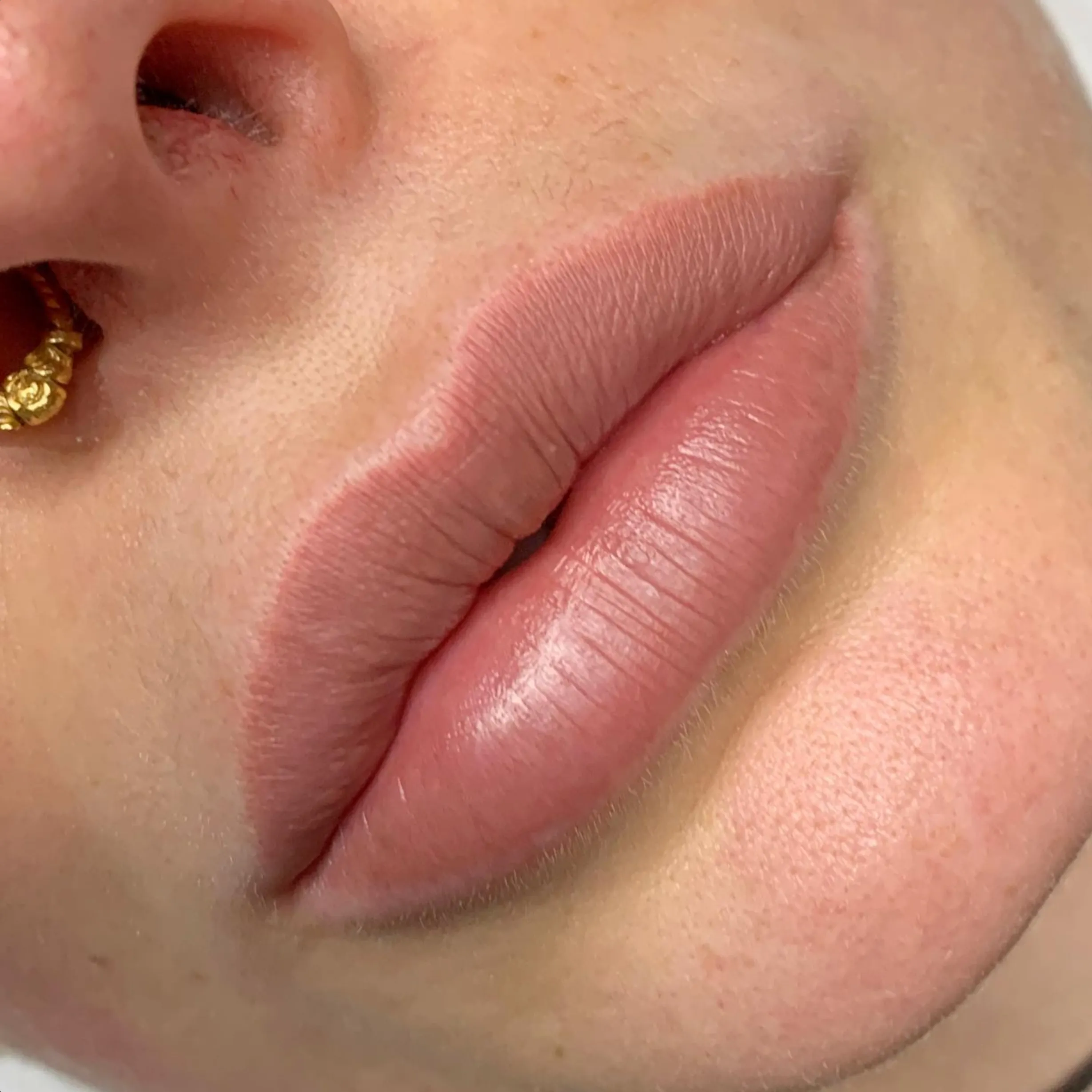 time-saving lip tattoo