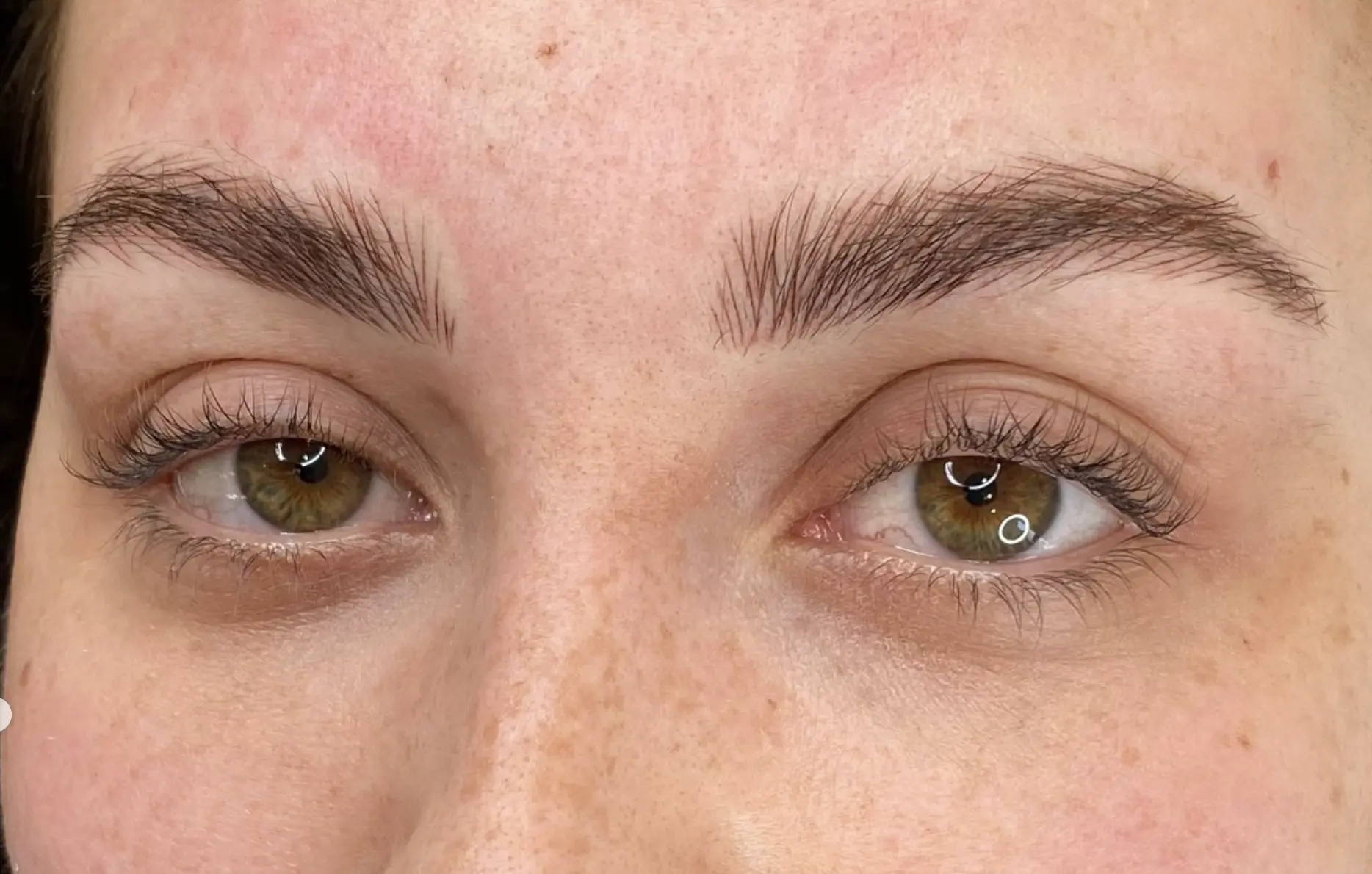 Brow lamination for seniors