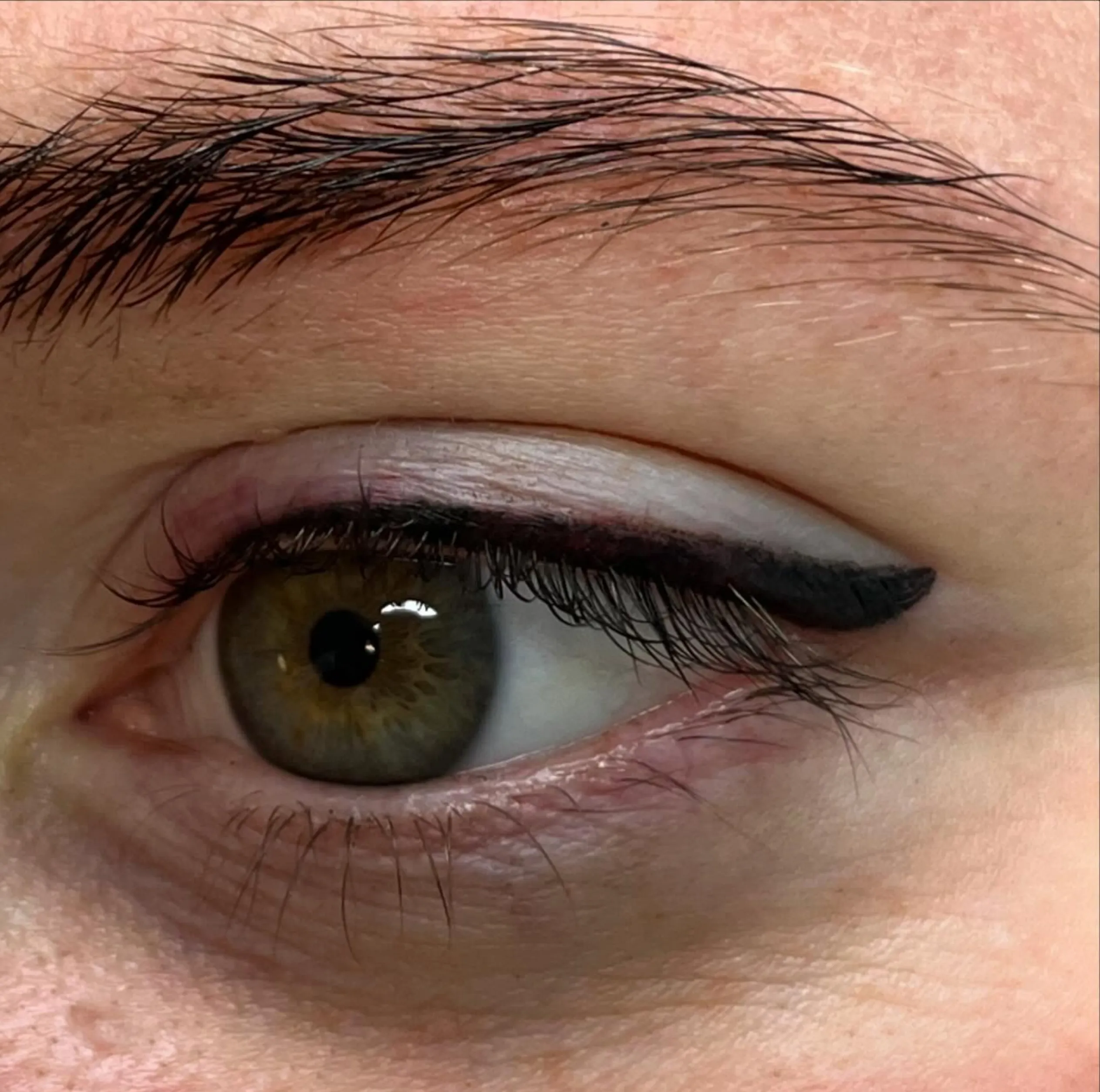 permanent eyeliner before and after